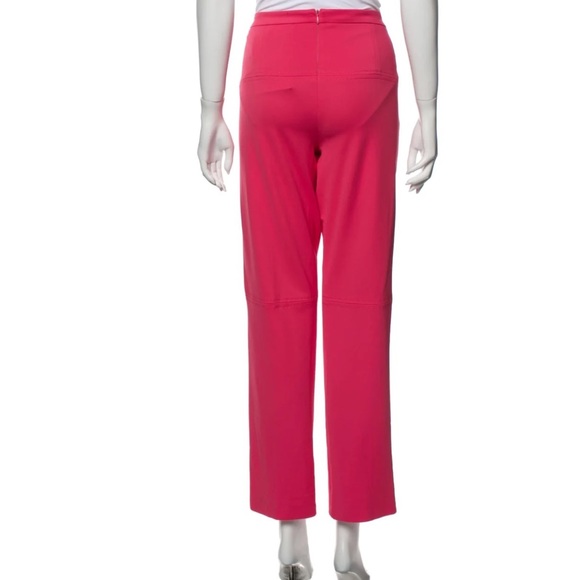 VDP Collection mid rise Straight Leg knit Pants with exposed zipper details - Picture 3 of 12